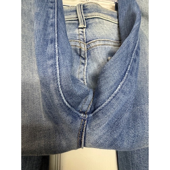 MOTHER The Weekender Ankle Fray Jeans Distressed Flare Denim Women's Size 28 (G) - Picture 11 of 16